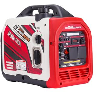 maXpeedingrods 3500W Portable Inverter Generator Petrol Silent, with Bluetooth® App Remote Data Monitor, Compact and Lightweight for Outdoor Camping, RV Travel, Home Backup
