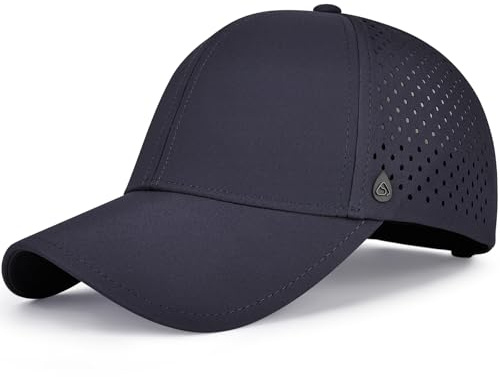 AOPREL Baseball Cap Herren Damen, Wasserdicht Basecap, Atmungsaktivem UV-Schutz Baseball Kappe für Outdoor-Aktivitäten, Golf, Tennis (DE/NL/SE/PL, Alphanumerisch, Einheitsgröße, Marineblau)