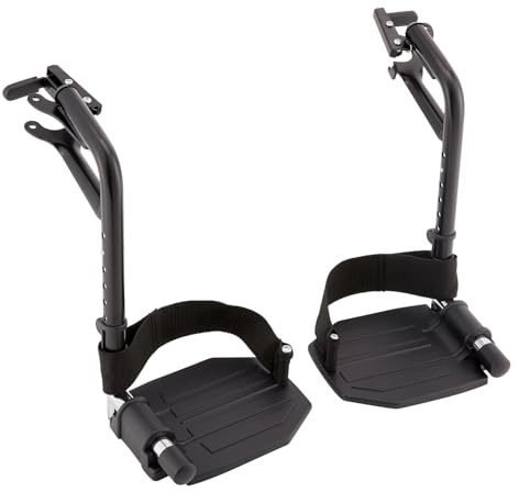 Invacare Pie Descansa Para Tracer Y 9000 Sillas De Ruedas Aluminio Sp, Reposapiés Hemi Alumn@s, 1 Pack, 2 Cada Uno