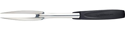 MasterClass Catering-Quality Stainless Steel Carving Fork with Nylon Handle, 34 cm (13.5) - Black