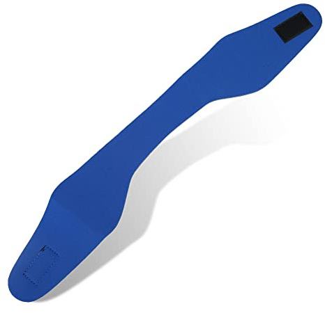 VGEBY1 Bandeau de Natation, Bandeau de Bain en Néoprène Protect Garde de Cheveux d'oreille pour des Enfants(M-Blue)