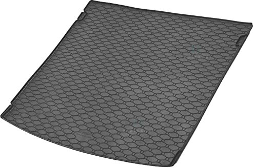 Rigum Kofferraumwanne Kofferraummatte Antirutsch für VW Caddy 5-Sitzer 2005-2020, Generation III, Schwarz, Gummi, Passgenau, Fahrzeugspezifisch