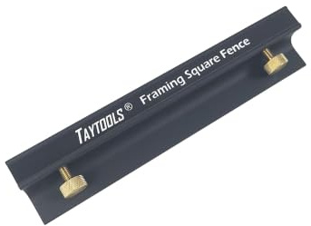 Taytools 776049 Removable Carpenter Framing Square Fence Anodized Aluminum 7-7/8 Inch long