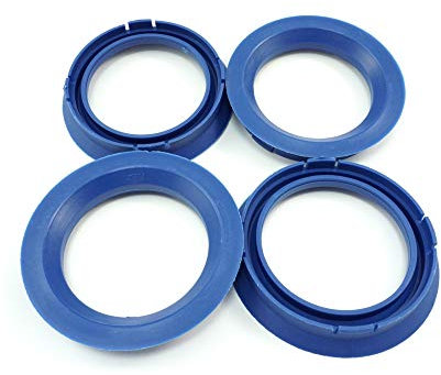 Felgenfactory 4 anelli di centraggio 74,1-57,1/74,1 mm su 57,1 mm blu