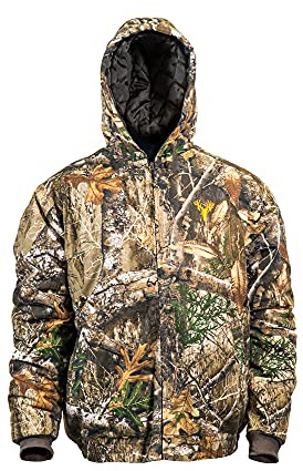 HOT SHOT Men’s Camo Softshell Vest – Realtree Edge Lightweight Hunting Outdoor Apparel, Large