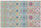 CAPASTEC 24 Pz Adesivi per Piastrelle, Adesivi per Piastrelle da Parete in PVC, 10x10 cm, Verde Rosa