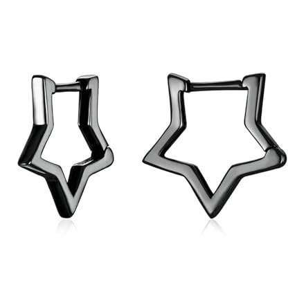 Pendientes De Plata De Ley 925 Con Forma De Estrella, Con Hebilla Minimalista, Para Uso Diario, Joyería De Moda Para Mujer.