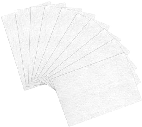 10 PCS White Felt Fabric, White Felt Sheets, Felt White, Craft Felt Fabric, for Art Sewing Festive Decorations DIY Art Decor Table Wear(20x30 Cm)