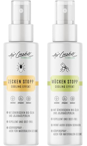 Insektenschutz Set DEET-frei – Mückenspray & Zeckenspray – Outdoor & Reise – für Kinder & Familie – 2x100ml