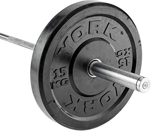 York Solid Rubber Bumper Olympic Weight Plates