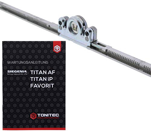 Siegenia fönsterhiss växel 3 + ToniTec bruksanvisning för TITAN AF, TITAL IP, FAVORIT fönsterbeslag 4a TL (FFH 1650-2150 mm) 2MV Griffmaß: 940-1180 mm