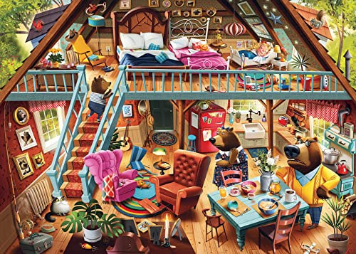 Ravensburger Goldilocks Gets Caught by the Three Bears 1000 Piece Jigsaw Puzzles for Adults and Kids Age 12 Years Up