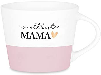 GRAFIK WERKSTATT Das Original Espresso-Tasse mit Echtgold Porzellan Tasse 50 ml Weltbeste Mama