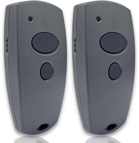 Abrepuertas de garaje, mando a distancia, transmisor manual, 868 MHz, abrepuertas de garaje, compatible con Marantec Digital 302, 384, 304, 313, 321, 323, 131 868, negro, 2 unidades