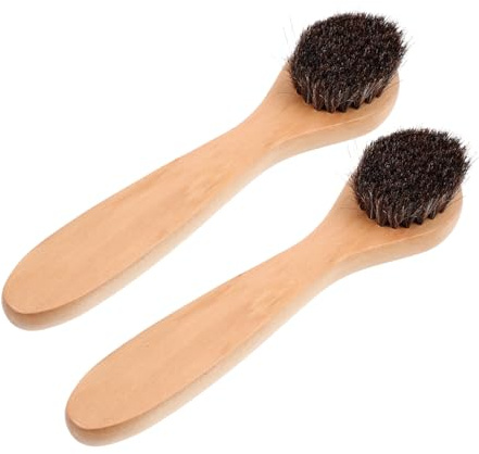 DOITOOL Spazzola Per Viso Morbida 2 Pezzi, Pennello Piccolo e Leggero Per La Pulizia Profonda e Massaggio Delicato Della Pelle, Per Donne e Uso Quotidiano