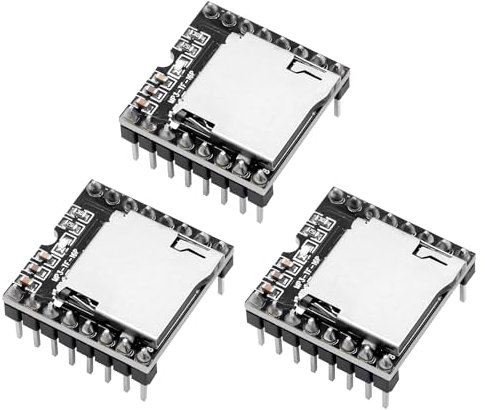 Mini MP3 DFPlayer Module AYWHP 3 PCS Mini Lecteur MP3 Mini Module TF Card U Disk Board DFPlayer Audio Voice Music Module Compatible avec Arduino