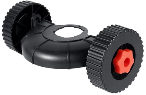 ETUCYNG 30×12.5cm Roues De Support De Coupe-bordures Kit De Roues Pour Coupe-bordures Support Réglable Pour Roue De Tondeuse À Gazon ABS De Coupe-bordure Fournitures De Jardin Accessoire