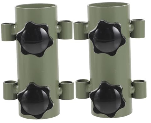 ibasenice 2piezas Fijación De Carpa Dosel Soporte Telescópico para Mástil Accesorio De Lona para Camping Pesca Jardín Base Reforzada Soporte Portátil