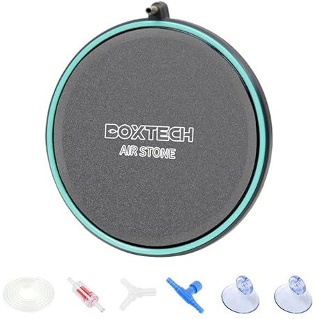 boxtech Aquarium Nano Air Stone, Aquarium à Poissons Pierre a Air, Aquarium Air Diffuseur pour oxygène dissous aérateur Pierre (150 MM)