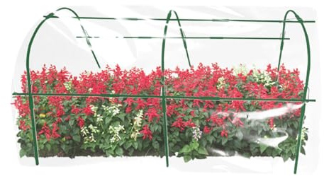 de Jardín | Túnel Soportes para Plantas | Estructura Antiviento para s Elevados e Invernaderos,Jardín Exterior Césped Parterres y Bancales Elevados