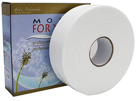 More For You Wachspapier Roll von Wachs Streifen - Roll Epilierrolle für Körper und Gesichtshaarentfernung - Wachsstreifen 7cm x 100mt