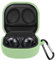 Funda para Samsung Galaxy Buds FE/Galaxy Buds 2 Pro 2022/ Galaxy Buds 2/Galaxy Buds Live/Galaxy Buds Pro,Carcasa de Silicona Resistente a los Golpes Suave y Flexible,Matcha Verde