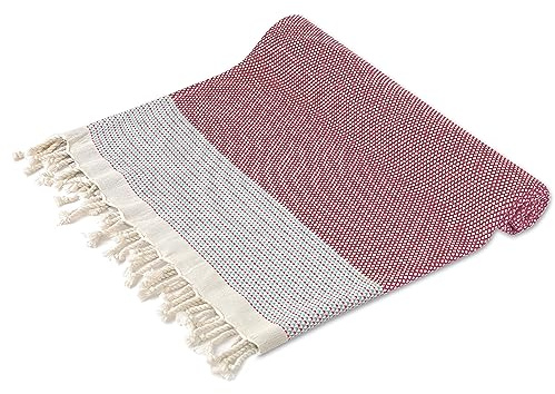 Turquoise Home, Toalla Peshtemal Turca XXL de Toalla de Hammam para Playa, Spa, Yoga, Sauna y Viajes - Ligera, Antiarena, de Secado Rápido, Ultrasuave, 100% Algodón - 100x180cm