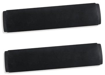 LMOGWL 2pcs schwarze Sicherheitsgurtpolster, Schulterschutzpolster, Autosicherheitsgurt gepolsterte Nackenstütze für Kinder und Erwachsene, gepolsterter Sicherheitsgurtschutz für komfortableres Reisen