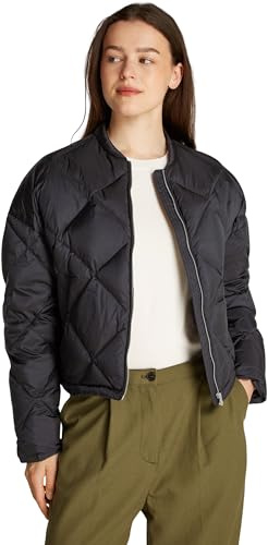 Tommy Hilfiger Chaqueta Bomber Mujer Casual Quilted Down acolchada