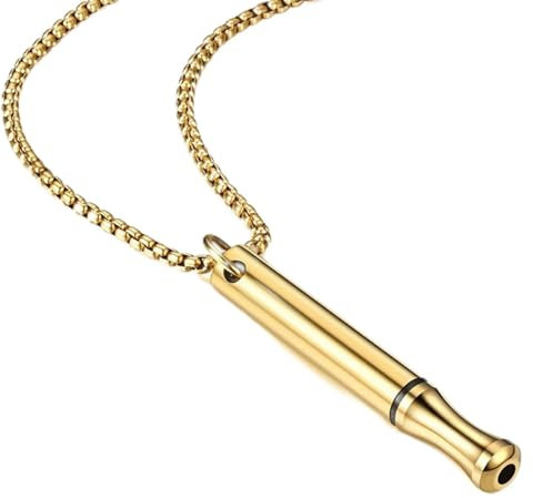 AJUNLKVDR 1 Stück Rauchentwöhnung Hilfsmittel,Rauchfrei Hilfsmittel,Rauchfrei Halskette Kette,Original Rauchen Aufhören,Baliverné Entwöhnung Panikattacken,Rauchentwöhnungskette (Gold) (Gold)