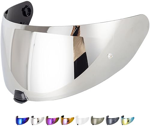 Everalo Visera Casco Compatible con HJC i70 - i10 - Pantalla Hjc Hj31 Compatible - Pinlock Ready (Espejo)