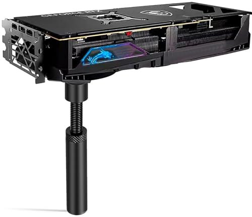 GPU Support Bracket, GPU Support,Prevent Graphics Card Sagging and Damage to Your Pc,Aluminum Alloy GPU Adjustable Stand ,GPU Sag Bracket for Universal Video Card (74-120mm)