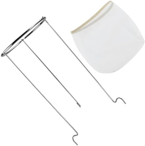 CONGARTENO Nut Milk Bag Reusable Mesh Strainer for Jam Making Fruit Juice Yoghurt Cold Brew Wine Straining