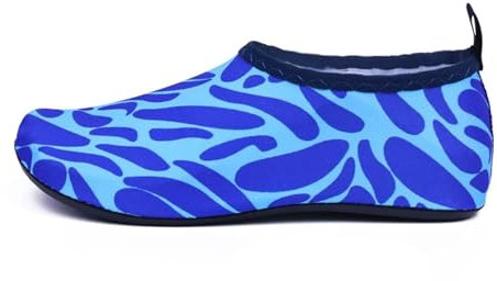 Kniestrümpfe, Neopren-Wassersocken, weich und flexibel, Wassersocken zum Schutz vor Sand, zum Surfen und für Abenteuer auf dem Meer(Blue,XXL (42-43))