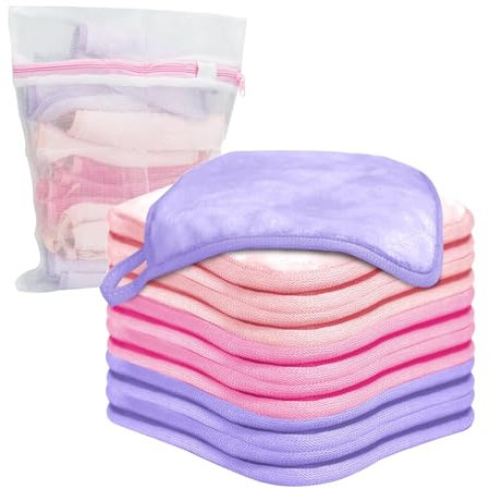 13 Stückn Abschminktücher, Abschminktücher Waschbar, Waschies Abschminkpads, Waschies, Abschminkpads Waschbar, Ideal Für Reisen Und Tägliche Pflege, Inklusive Waschbeutel