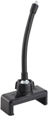 Cocoarm Support de Téléphone pour Ring Light, Support de Téléphone Réglable avec Fixation par Vis 1/4 pour Streaming en Direct, Support Métallique pour Smartphones 5,7 à 8,2 Cm