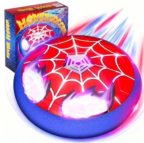 Pallone da Calcio con Occhi & Web Luminosi, Calcio Interno Giocattoli Bambino Regalo Bambino 3-12 Anni, Giochi Esterno Giardino Bambini Regalo Bimbo 4 5 6 7 8 9 10 Anni Maschio di Pasqua Compleanno