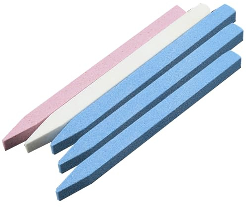 ABOOFAN Set 5pezzi Strumenti per Manicure in Pietra Pomice per Unghie Lisce e Cura delle Cuticole, per Uso a Casa in Salone Professionale Colore Casuale