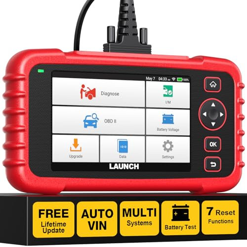 LAUNCH CRP123X Elite OBD2 Outil de diagnostic Auto 2023 avec Reset du SAS et de l'accélérateur, ABS, SRS, transmission, lecteur de codes de contrôle moteur, AutoVIN, test de batterie