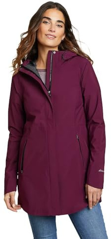 Eddie Bauer kvinnors molnkeps stretch 2.0 parkas, Dk Plommon, L