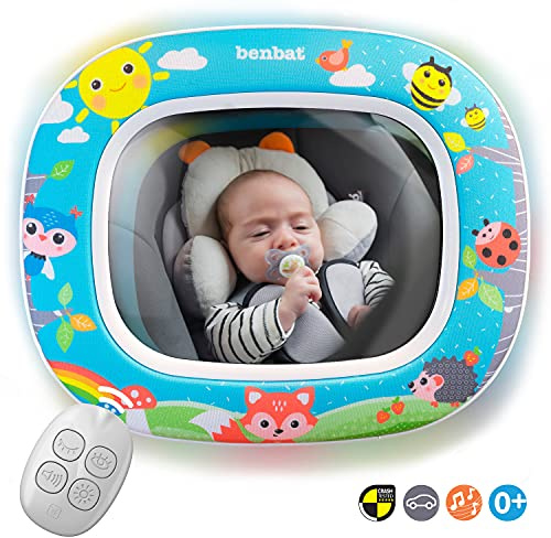 Ben Bat Night & Day Mirror Forest Fun - Espejos para asientos traseros, unisex