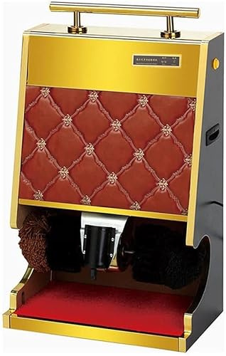 Pulidora de Zapatos Eléctrica, Limpiabotas, Máquina pulidora de zapatos por inducción automática, Máquina pulidora de zapatos eléctrica con cepillo combinado doble for autobús familiar, tren, estación