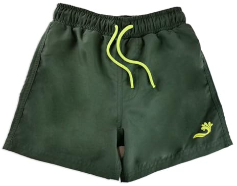 Splash About Plain Boys Shorts - Forest - 8-9 Years