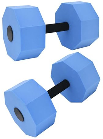 HAISENG 1Pair Sport Esercizio Manubri Schiuma Ad Alta Densità Manubri Resistenza Piscina Peso Acqua Manubrio Acquatico Fitness Bilancieri Acqua Fitness Esercizi Attrezzature