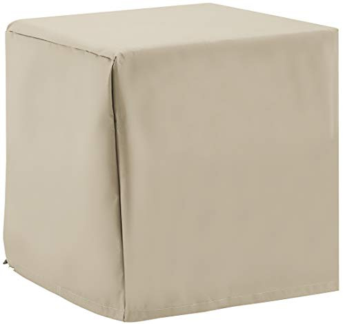 Crosley Furniture - Coperture per mobili da patio, copertura impermeabile per tavolino da esterno per cortile, terrazza, marrone chiaro