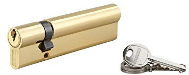 THIRARD - Cylindre de serrure double entrée SA, 30x90mm, anti-arrachement, laiton, 3 clés