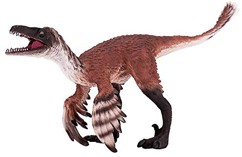 MOJO - Troodon Dinosaur| Moving Jaw Feature | Hand-Painted Toy Figure | Prehistoric Life Collection | True to Life & Highly Detailed | Designed in UK
