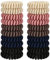 JessLab Spiral Hair Ties, 20 Pcs Traceless Phone Cord Hair Ties No Crease Spiral Bracelet Plastic Coil Ponytail Holders No-Damage Headband Hair Accessory for Girls Women Ladies Gift, Fabric Covered