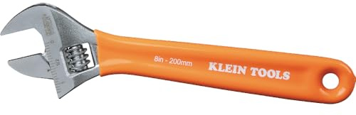 KLEIN TOOLS O5078 8-Inch Extra-Capacity Adjustable Wrench