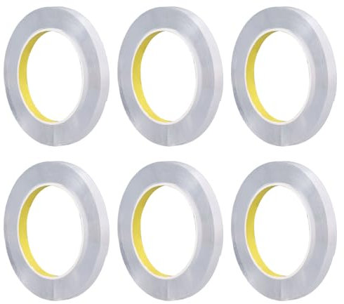 Nastro Adesivo a Doppio Lato Acrilico, 20 Rotoli di Nastro a Doppio Lato Acrilico, 0,1 Mm T X 10 Mm W X 5m L, Nastro a Doppia Facciata Acrilico con, Nastro di Montaggio